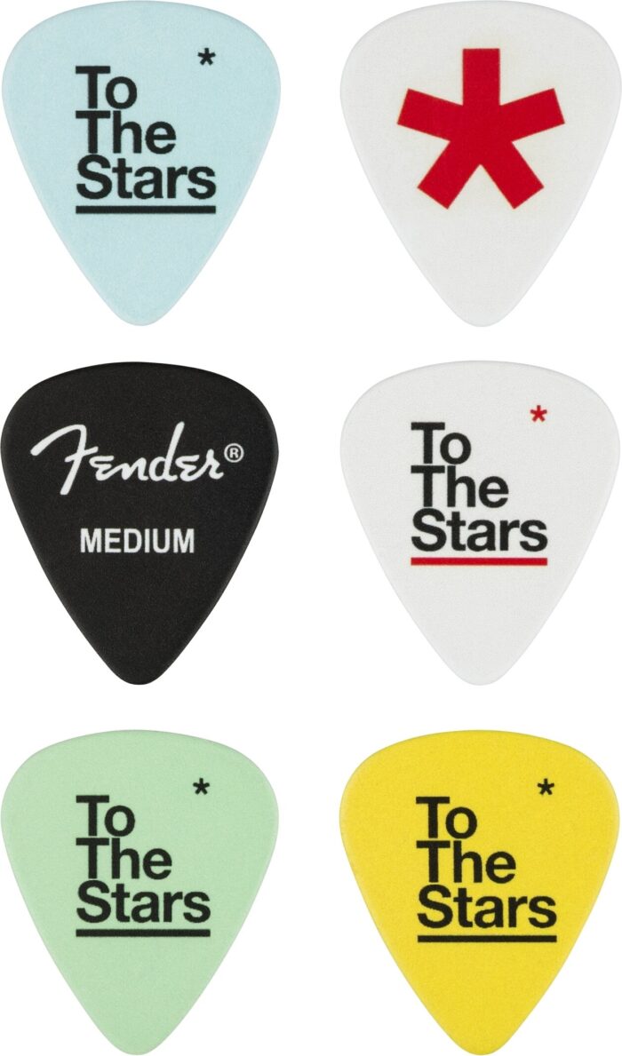 Fender Tom DeLonge TTS 351 Celluloid Picks 6 Pack