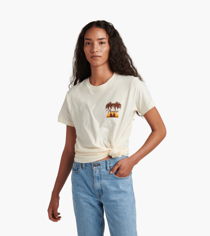 Fender® Twin Palms T-Shirt - Tan / L