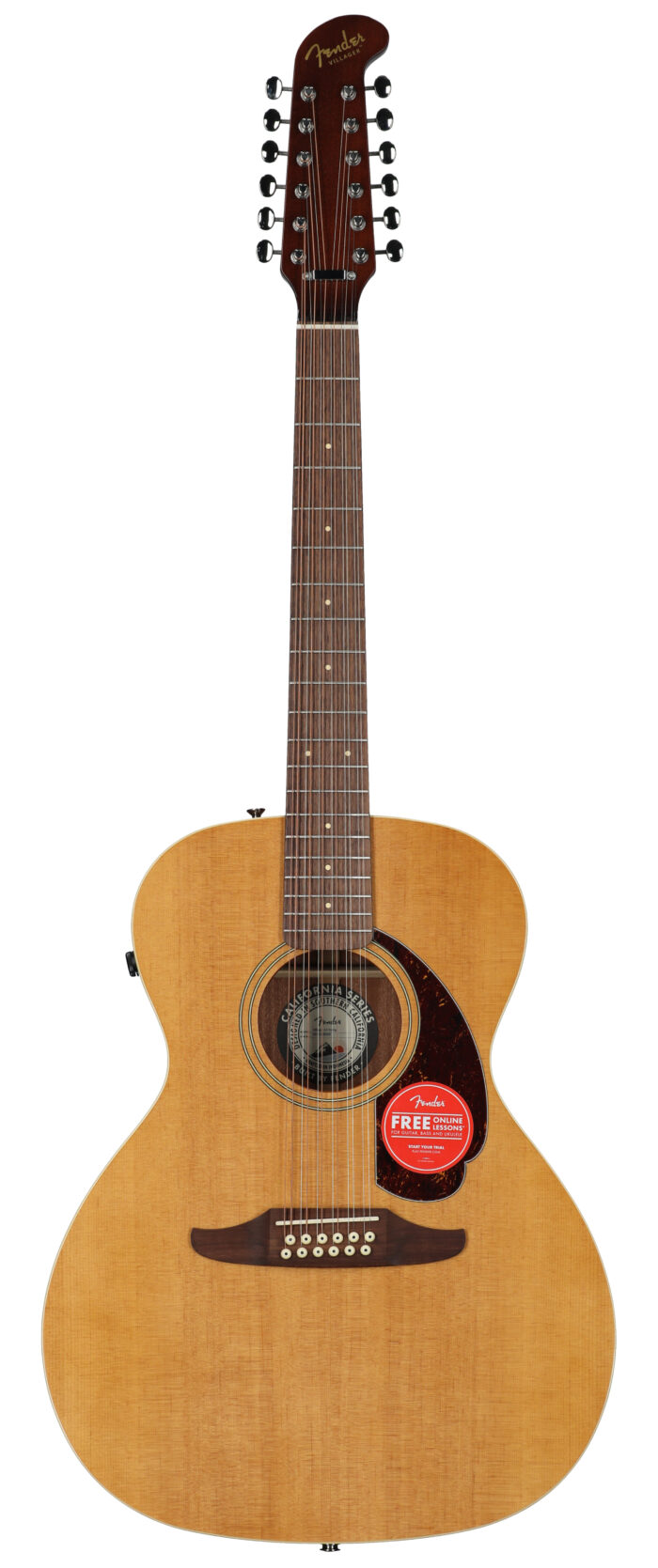 Fender Villager 12-String A/E Aged Natural W/B