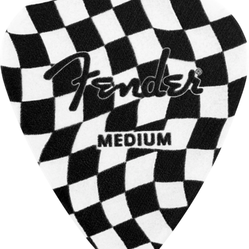 Wavy Checkerboard 351 Celluloid Picks (8)