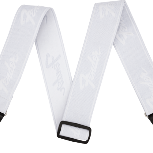WeighLess™ Running Logo Straps - White / 2" (50.8 mm)
