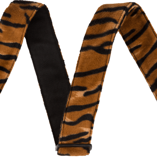 Wild Animal Print Straps - Black/Orange / 2" (50.8 mm)