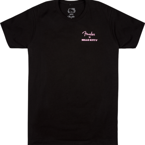 Fender® x Hello Kitty® Black Back Logo Tee - Black / XL