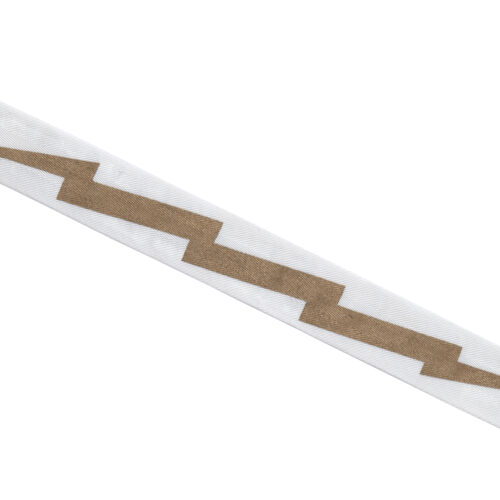 Gibson The Lightning Bolt Seatbelt Gtr Strap White