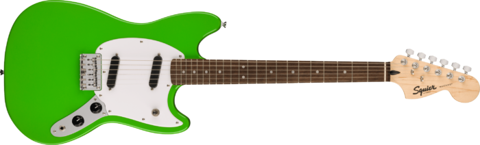 Limited Edition Squier Sonic® Mustang® - Lime Green / Laurel / Poplar