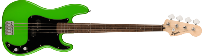Limited Edition Squier Sonic® Precision Bass® - Lime Green / Laurel / Poplar