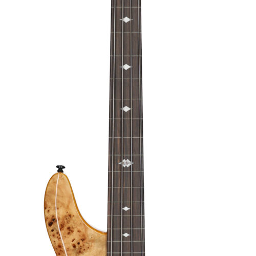 Michael Kelly Pinnacle 4 Bass Fretless Nat Burl