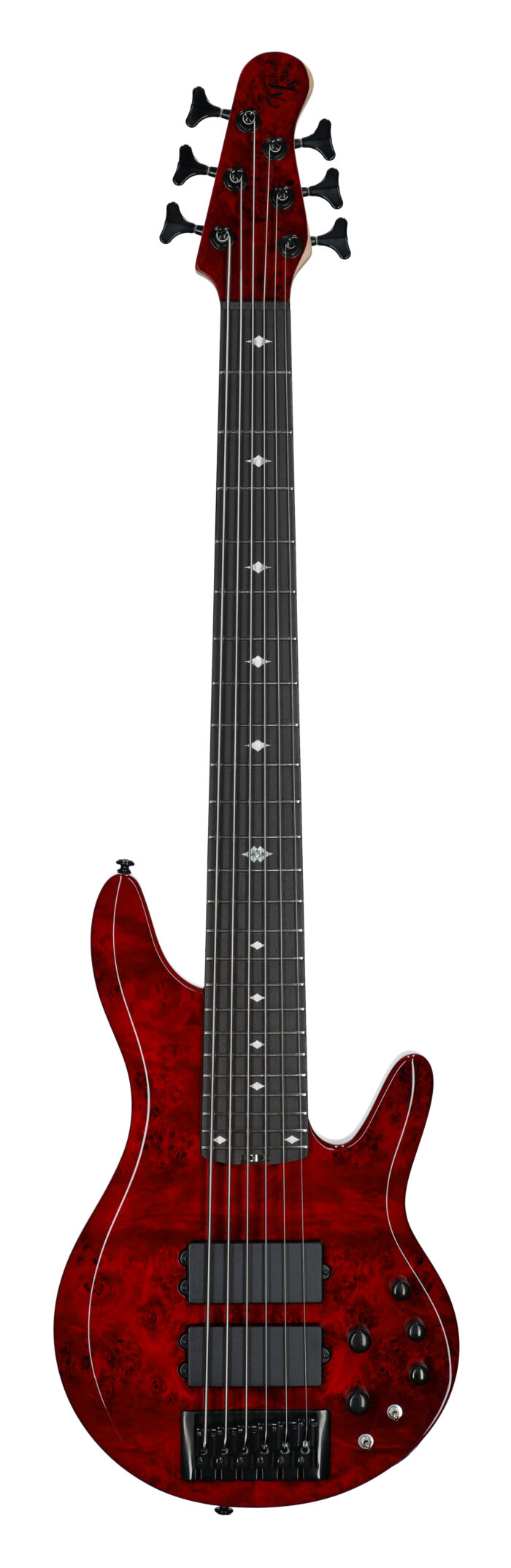 Michael Kelly Pinnacle 6 Bass Cherry Burl