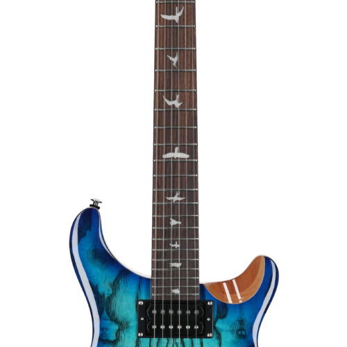 PRS SE Exotic Custom 24-08 Swamp Burl Lake Blue