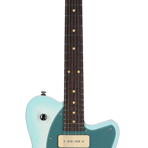 Reverend Double Agent OG Guitar Chronic Blue Burst