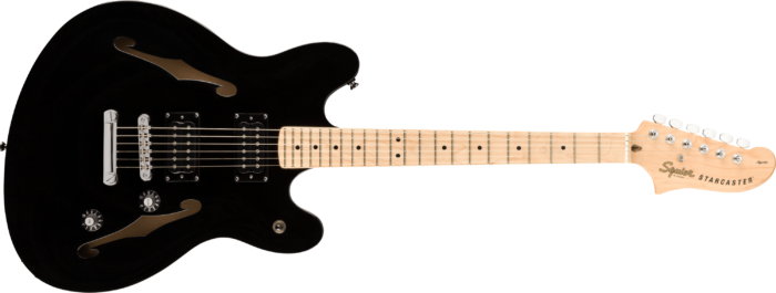 Affinity Series® Starcaster® - Black / Maple / Laminated Maple