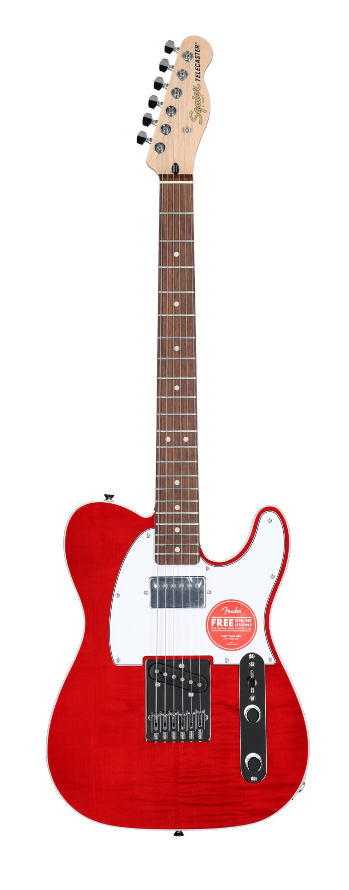 Squier Affinity Tele FMT SH LN Crimson Red Trans