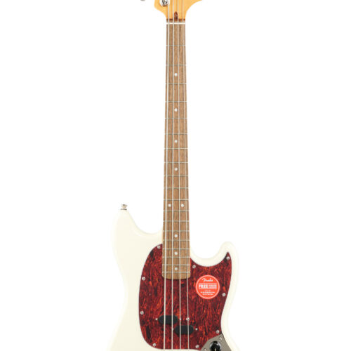 Squier Classic Vibe 60s Mustang Bass LRN Olym Wht
