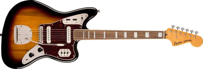 Classic Vibe '70s Jaguar® - 3-Color Sunburst / Indian Laurel / Poplar