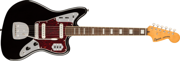Classic Vibe '70s Jaguar® - Black / Indian Laurel / Poplar