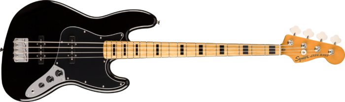 Classic Vibe '70s Jazz Bass® - Black / Maple / Poplar