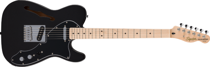 Limited Edition Affinity Series® Telecaster® Thinline - Metallic Black / Maple / Poplar