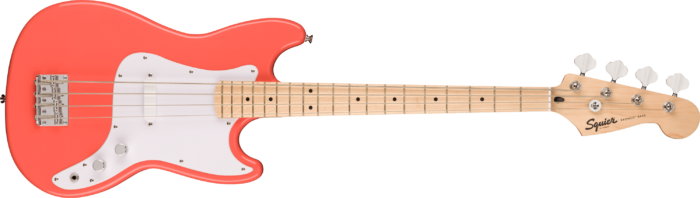Squier Sonic® Bronco® Bass - Tahitian Coral / Maple / Poplar