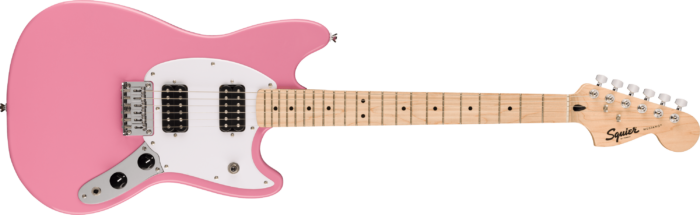 Squier Sonic® Mustang® HH - Flash Pink / Maple / Poplar