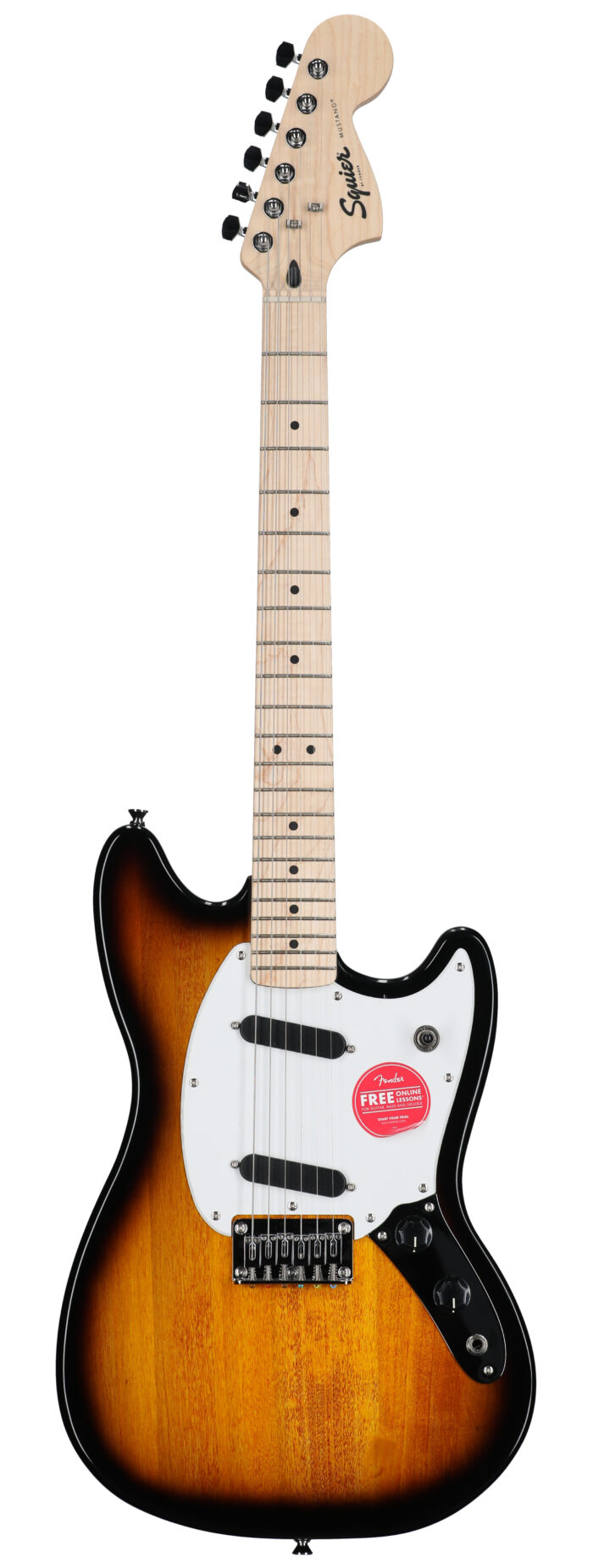 Squier Sonic Mustang Maple Neck 2 Color Sunburst