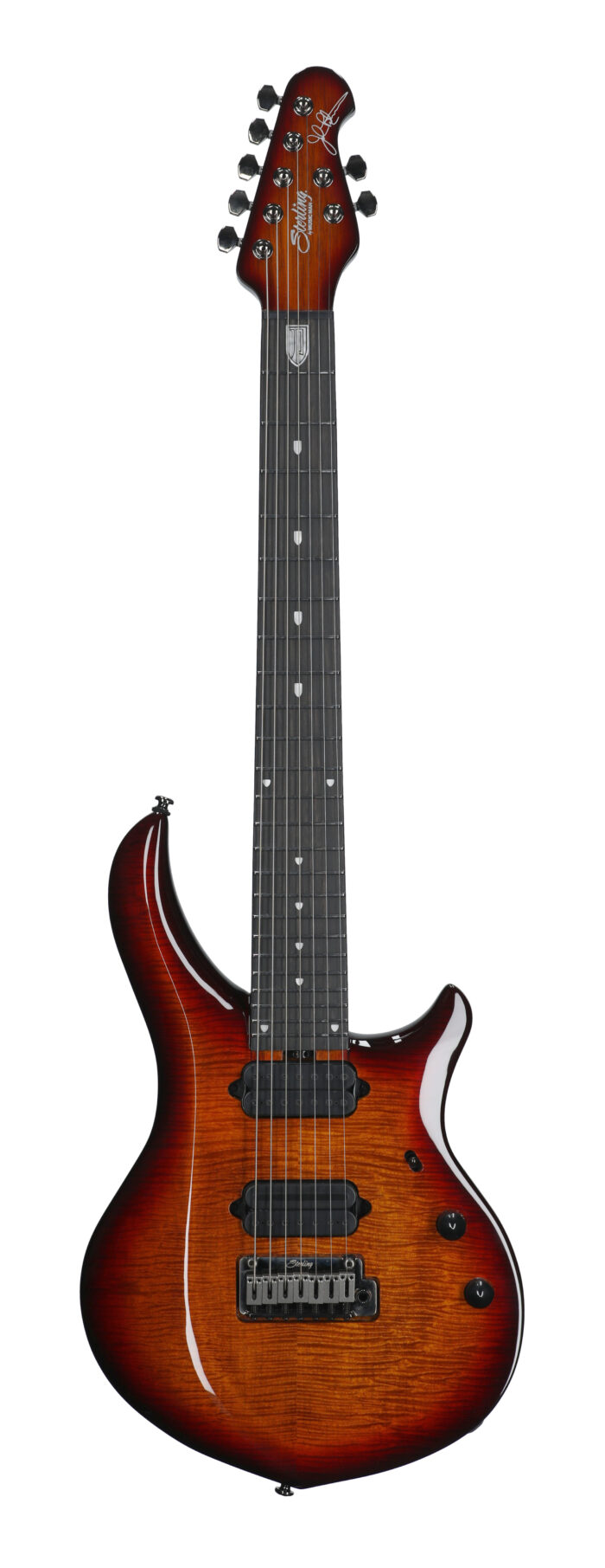 Sterling MAJ270XFM Majesty 7 Blood Orange Burst