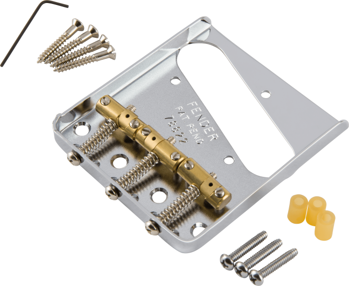 3-Saddle American Vintage Hot Rod Telecaster® Bridge Assembly - Image 2