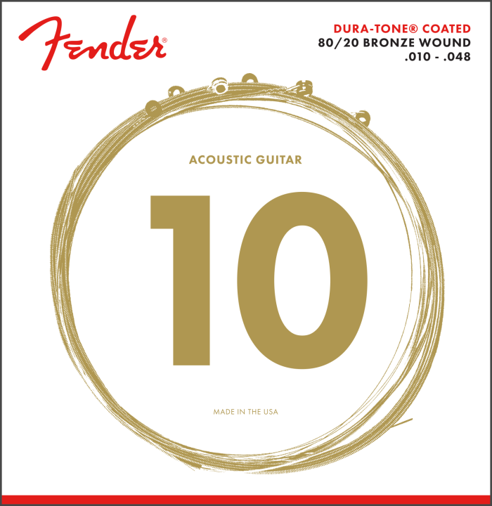 80/20 Dura-Tone® Coated Acoustic Guitar Strings