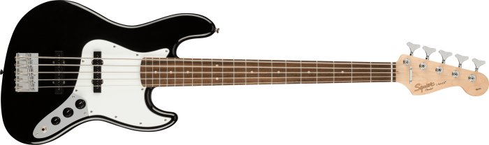 Affinity Series® Jazz Bass® V (5-String) - Black / Indian Laurel / Poplar