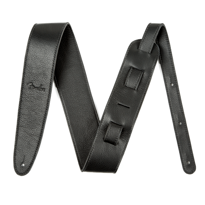 Artisan Crafted Leather Straps - Black / 2.5" (63.5 mm)
