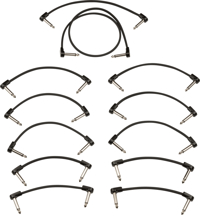 Blockchain™ Patch Cable Kits - Black / Medium Pack / Angle/Angle