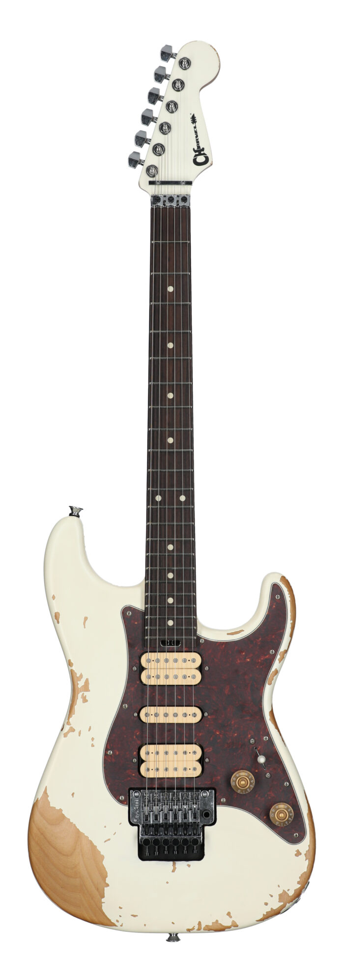 Charvel LE Super Stock SD1 HH FR RW Aged White WB