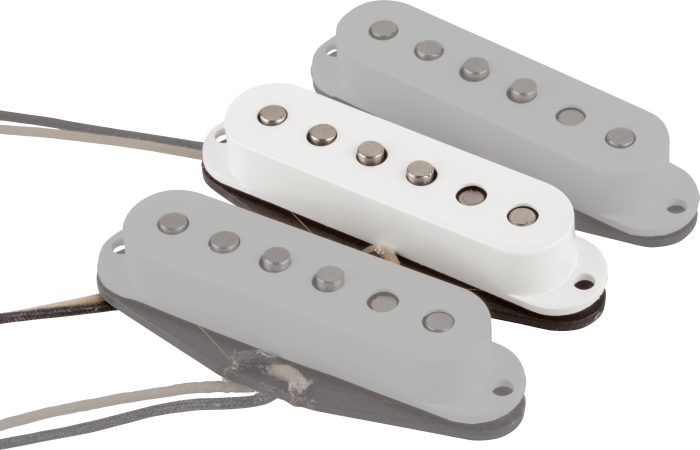 Custom Shop Custom '54 Stratocaster Pickup Set - White / Neck/Middle