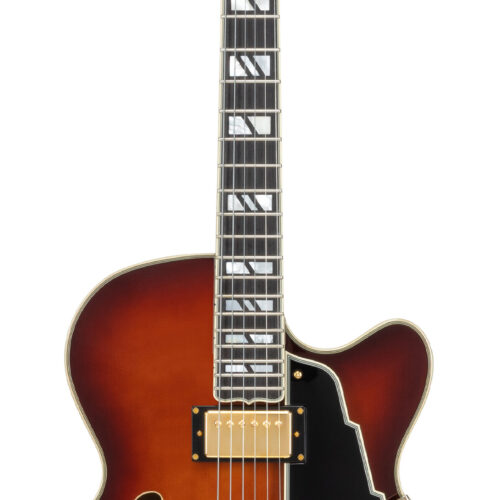 DAngelico Excel 16 Hollowbody Amaretto Burst