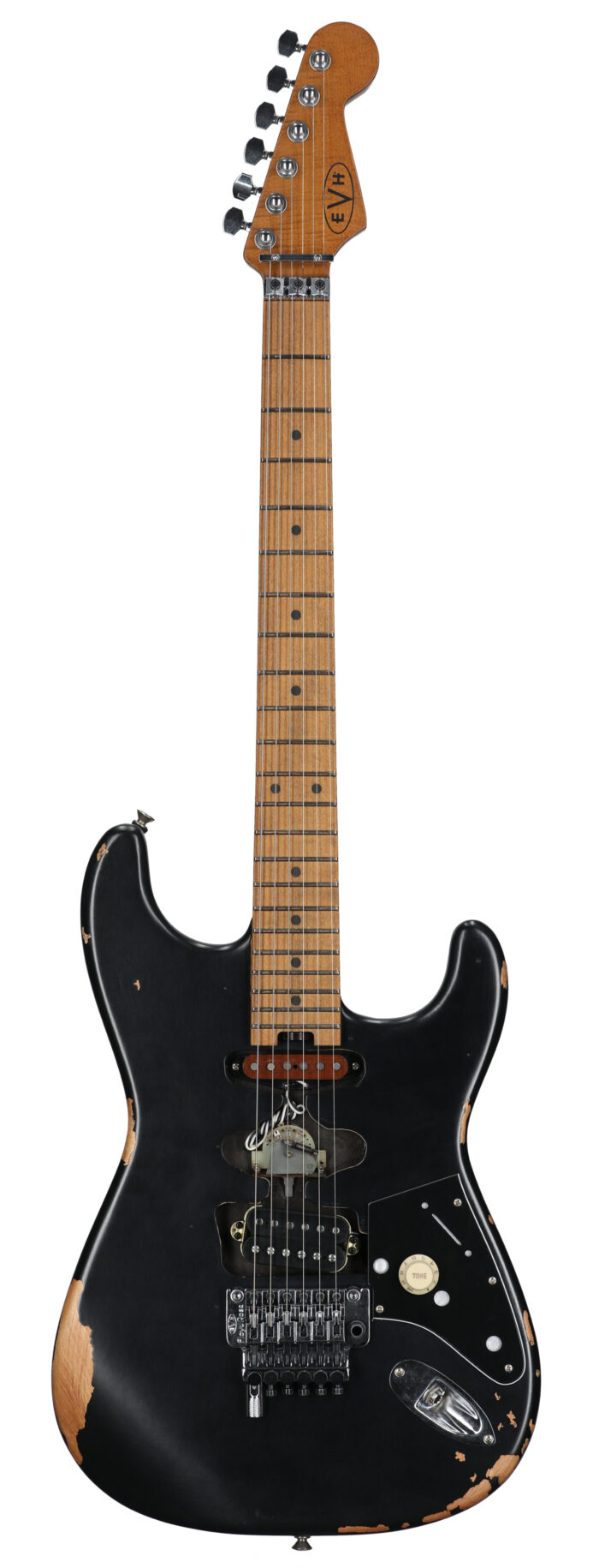 EVH Frankie Series Relic Black with Gig Bag