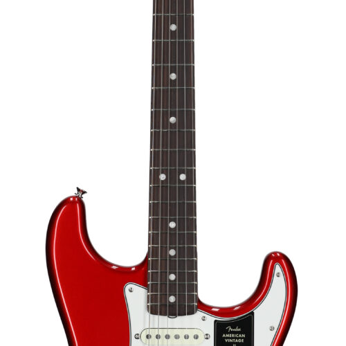 Fender Am Vint II 1965 Strat RW Candy App Red W/C