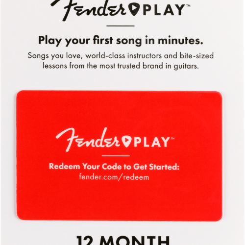 Fender Play™ Prepaid Cards - 12 Months