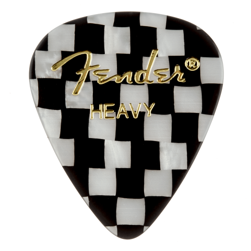 Fender® 351 Shape Graphic Picks (144 per pack) - Checker / Heavy