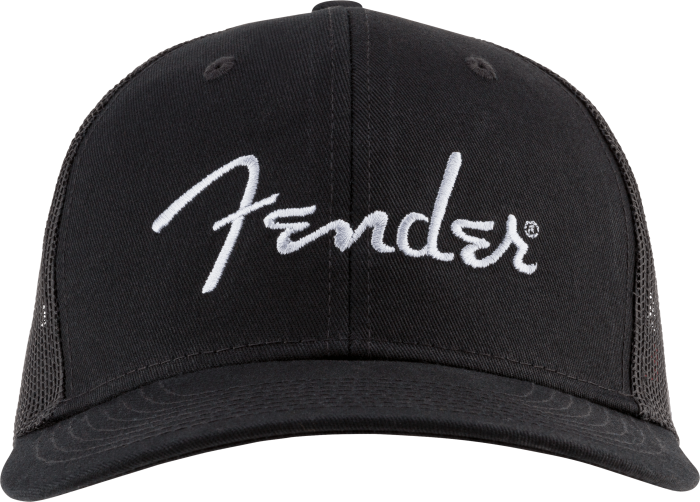 Fender® Silver Logo Snapback Hat - Image 2