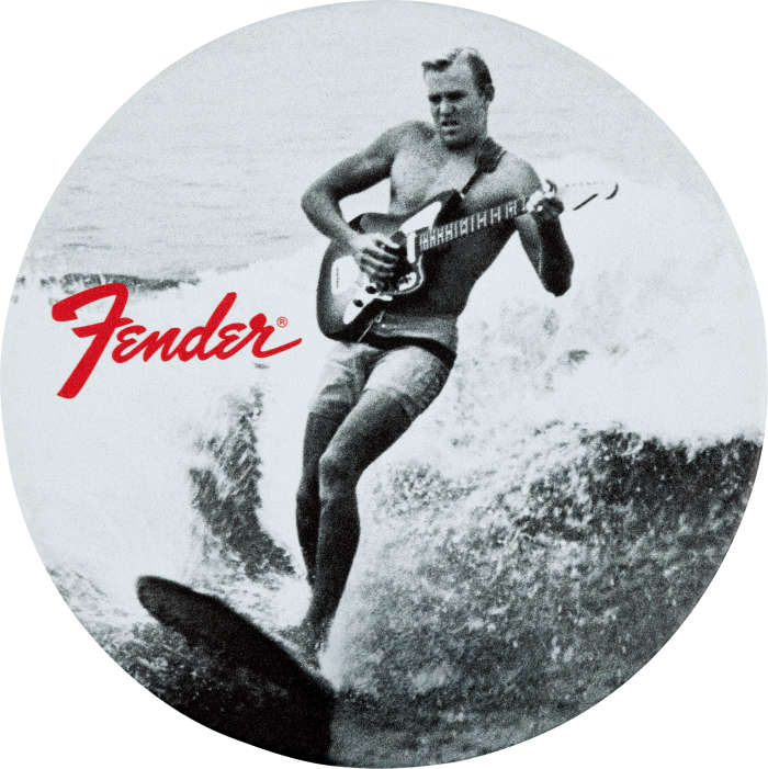 Fender™ Vintage Ads 4-Pk Coaster Set - Image 2