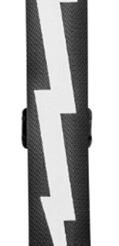 Gibson 2 Safety Guitar Strap Lightning Bolt Black