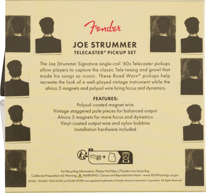 Joe Strummer Signature Telecaster® Pickup Set - Image 2