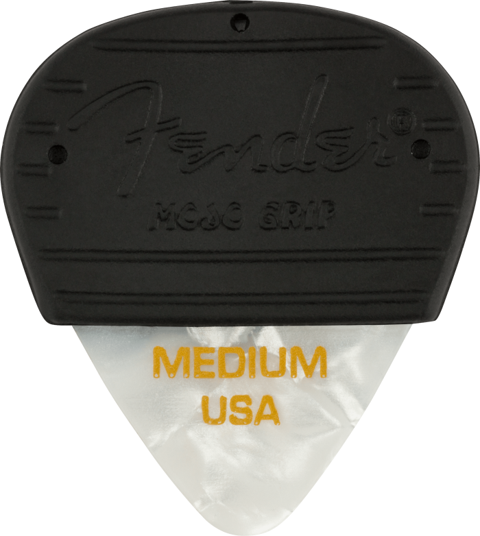 Mojo Grip Celluloid Picks - 3 Pack - White Moto / Medium
