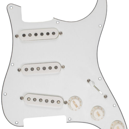 Mojotone Crandellcaster 62 Strat Pickguard Wht