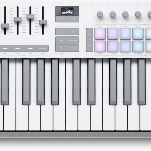 Novation Launchkey 49 MK4 USB Keyboard in White