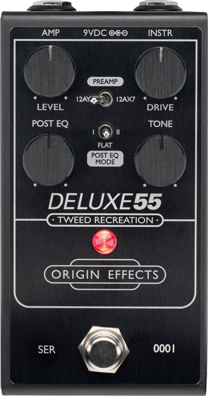 Origin Deluxe55 Tweed Rec. Overdrive Pedal BLK