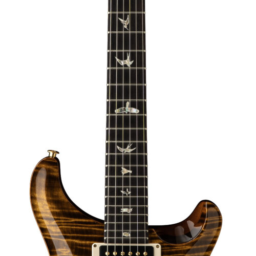PRS Custom 24 Piezo 10-Top Black Gold with Case