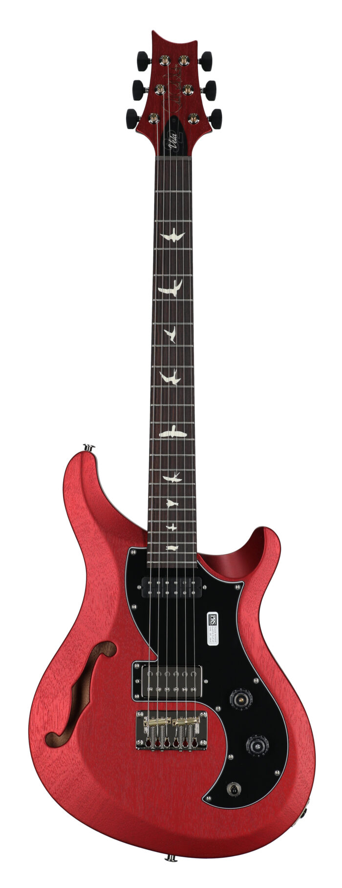 PRS S2 Vela Semi-Hollow Satin Red Apple Metallic