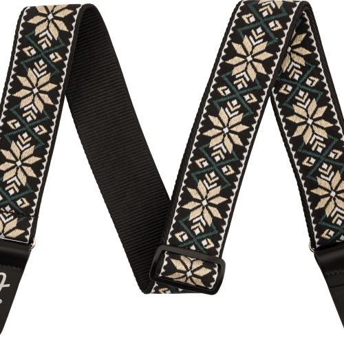 Pasadena Woven Straps - Yellow Snowflake / 2" (50.8 mm)
