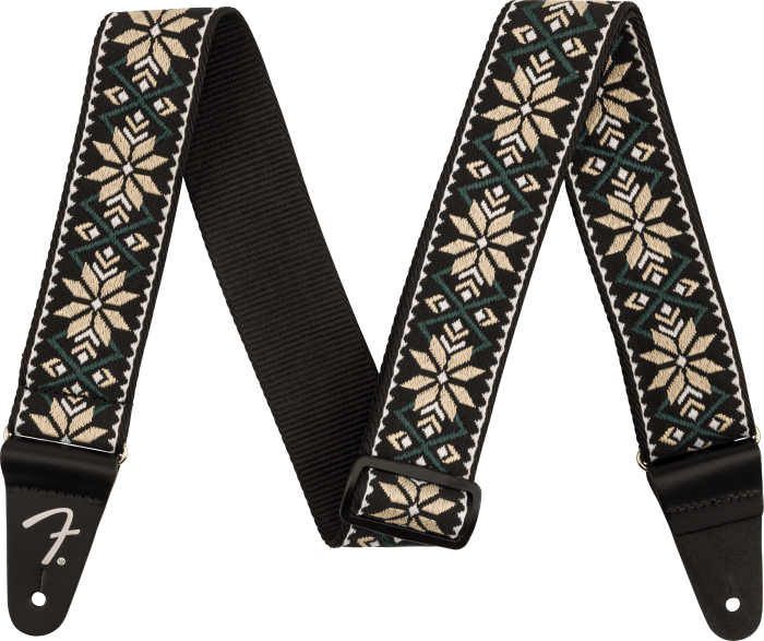Pasadena Woven Straps - Yellow Snowflake / 2" (50.8 mm)