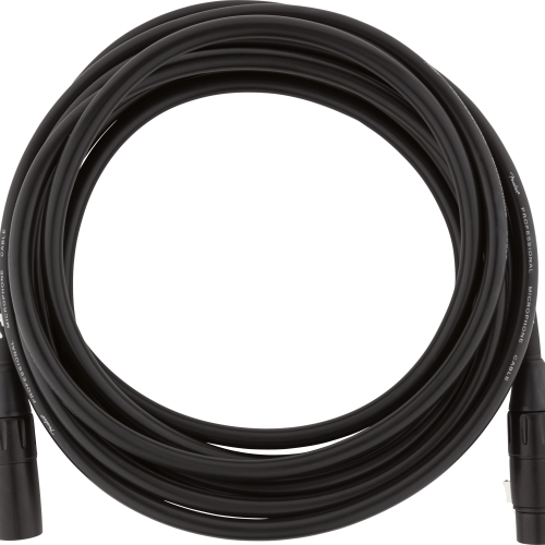 Professional Series Microphone Cable - Black / 15 ft (Str/Str) / Straight/Straight